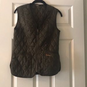 Barbour vest green